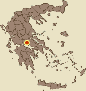 location of the castle Greek Map