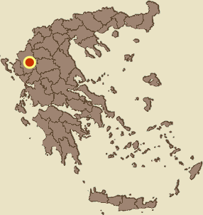 location of the castle Greek Map