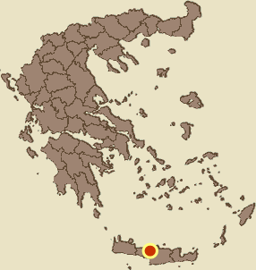 location of the castle Greek Map
