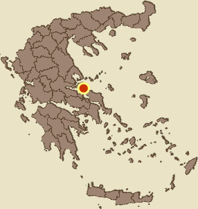 location of the castle Greek Map