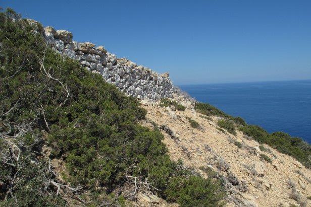 the wall