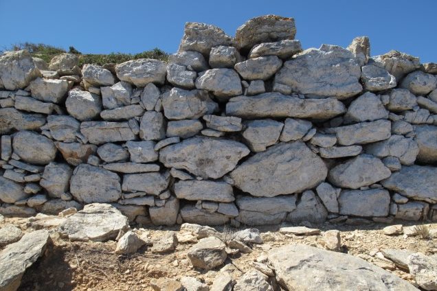 details of the wall