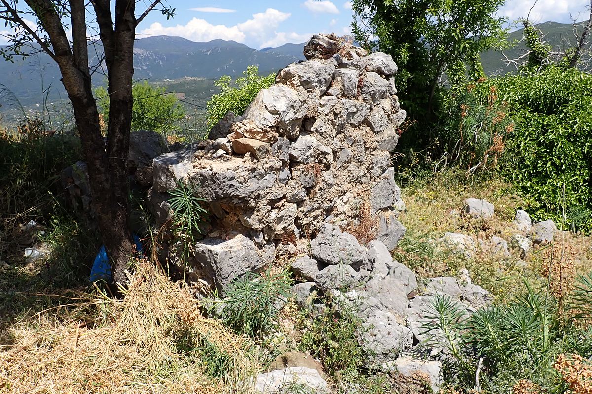 ruins at the top of the castle