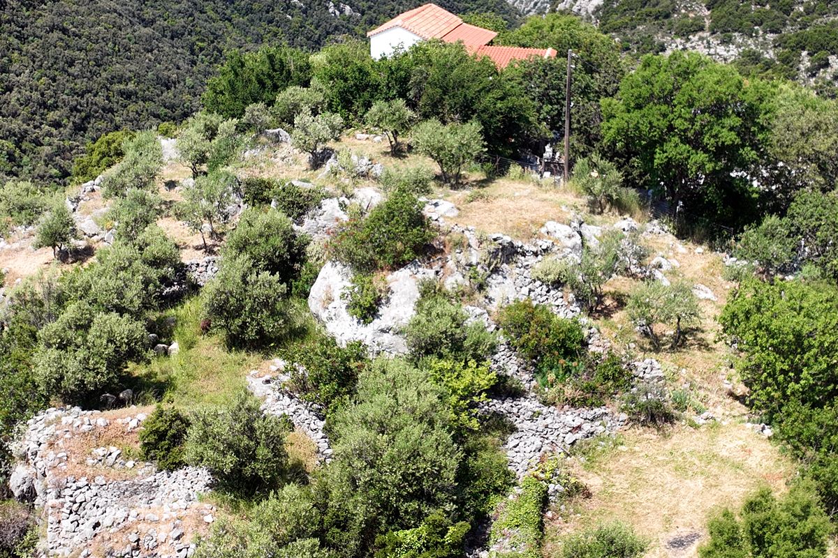aerial view of east side of the castle