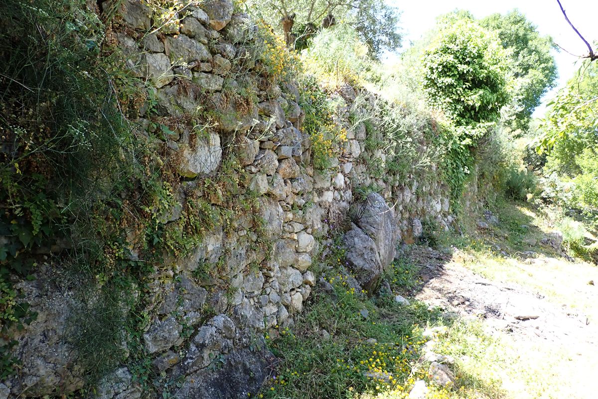 part of wall in the NW side