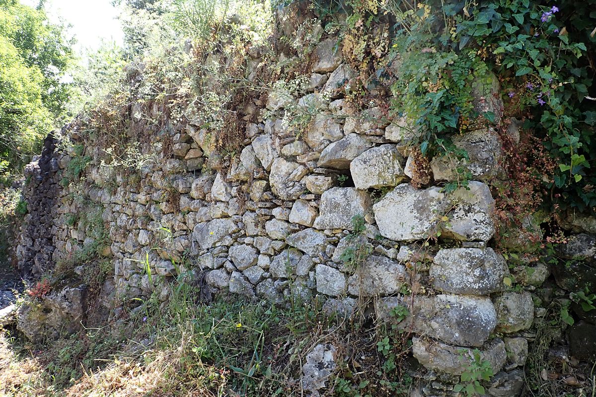part of wall in the NW side