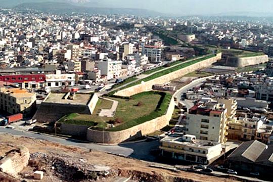 Candia (Iraklion), a Venetian fortress in Greece