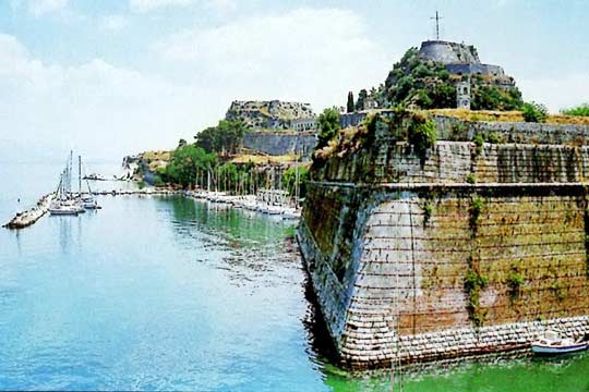 Mandraki, the port at the edge of the castle