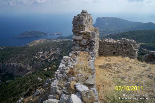 Castle of Agios Georgios in Kymi - Greek Castles