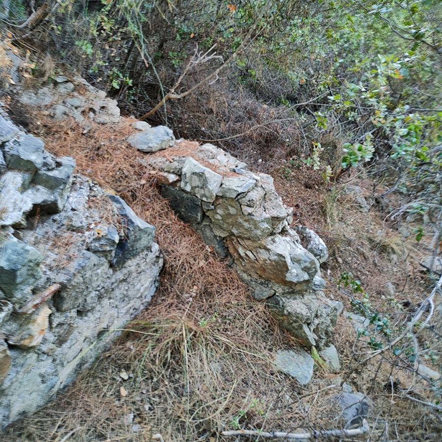 ruins of building out of the walls