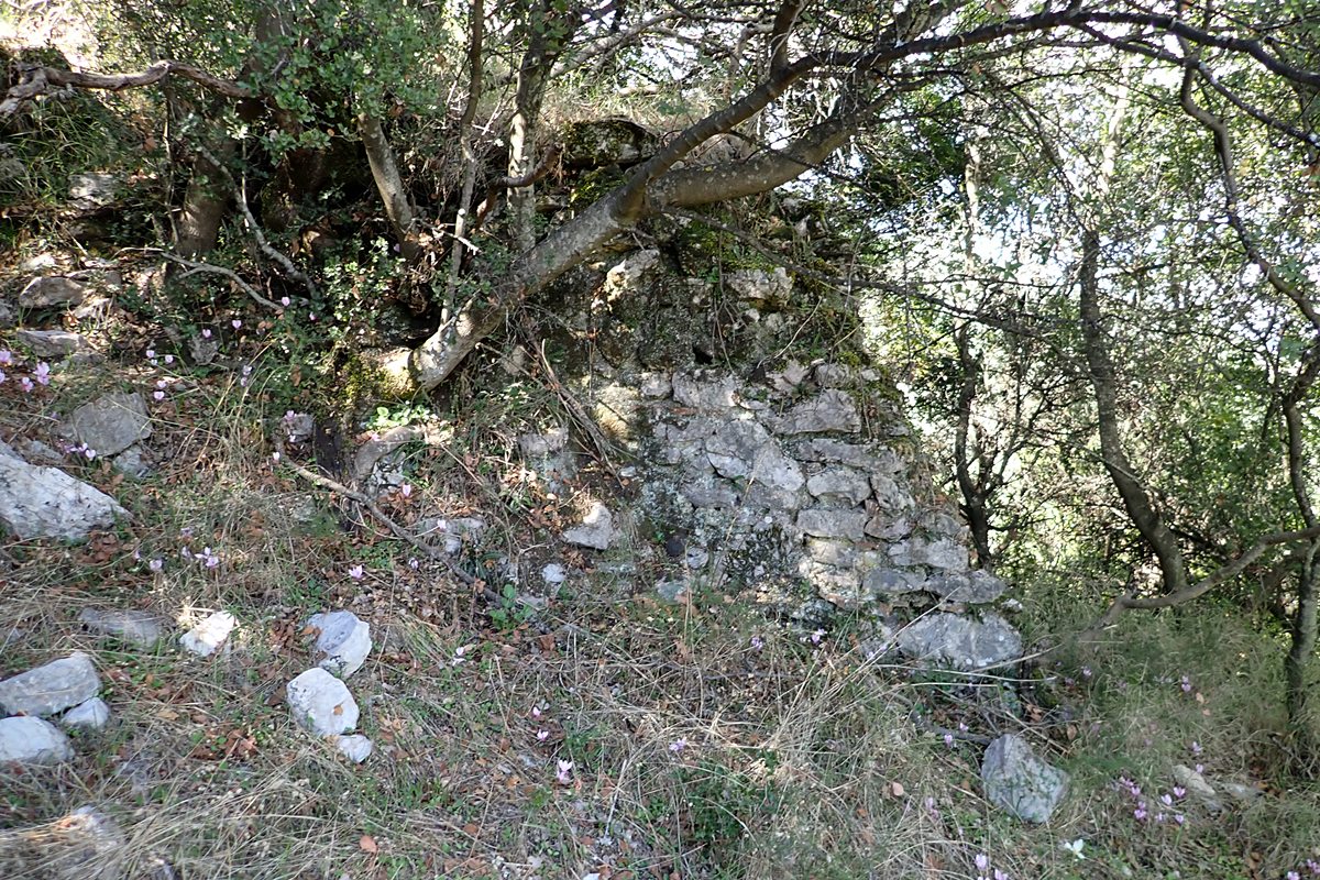 remains of eastern wall