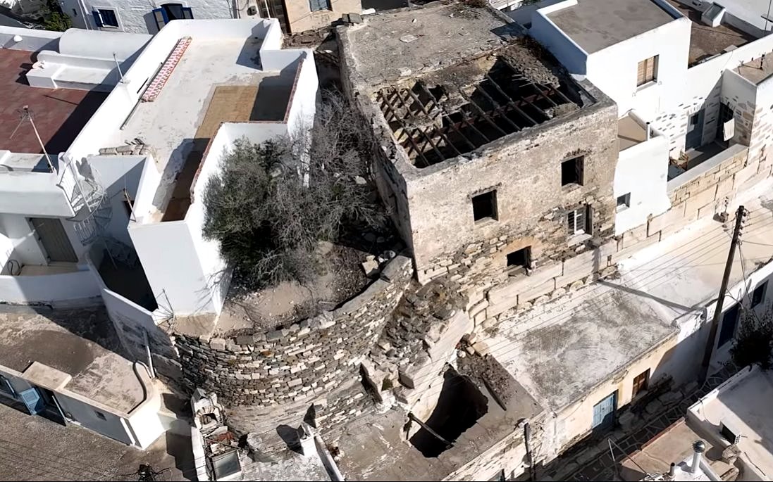 from the video of the Ephorate of Antiquities of Cyclades  (2023)