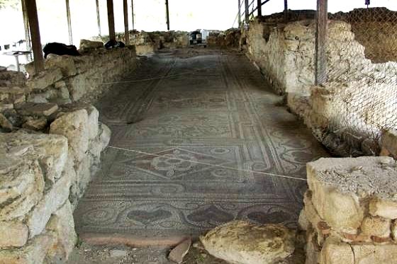 the floor of the early-christian church