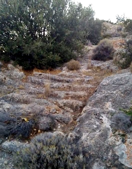 the path to the top, photo I.Dedes, July 2021
